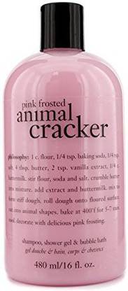 PHILOSOPHY Pink Frosted Animal Cracker Shampoo, Shower Gel & Bubble Bath