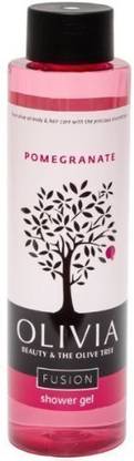 Olivia Olive Beauty Products :Refreshing Shower Gel With Organic Olive Fruit & Pomegranate Extracts From Greece