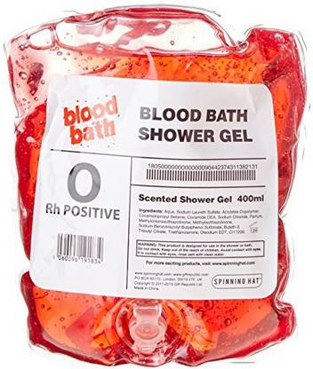 Spinning Hat Hat Blood Bath Shower Gel