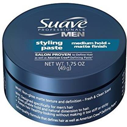 Suave Professionals Men Styling Paste Medium Hold + Matte Finish Pack of 4