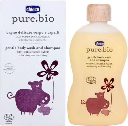 Chicco Pure.bio Gentle Body Wash and Shampoo