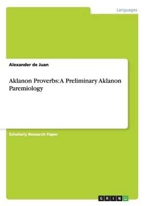 Aklanon Proverbs