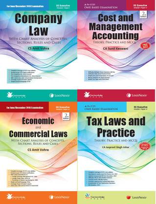 CS Executive Module 1_All 4 Papers_Company Law, Cost and Management Accounting, Economic and Commercial Laws, Tax Laws and Practices