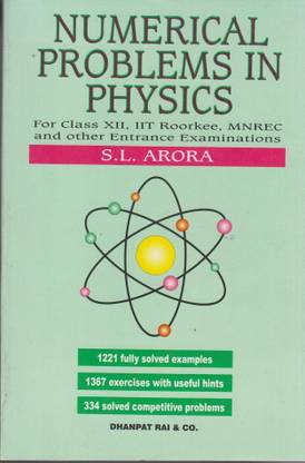 Numerical Problems in Physics for Class 12 Iit Roorkee Mnrec & Other E