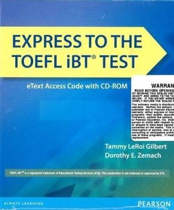 Express to the TOEFL Ibt Test Etext (Folder with Access Code ) [With CDROM]