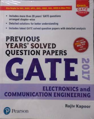 Previous Years� Solved Question Papers GATE 2017 Electronics and Communication Engineering 2017 Edition