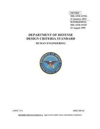MIL-STD-1472G Department of Defense Design Criteria Standard Human Engineering 11 January 2012