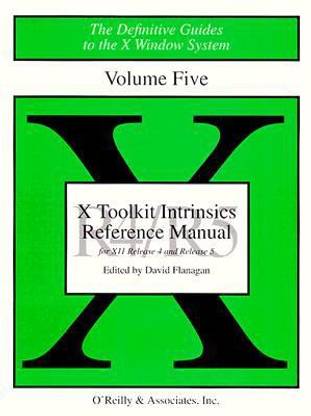 X ToolKit Intri Ref Man X11 Rel4&5 Vol 5 3 ed Edition
