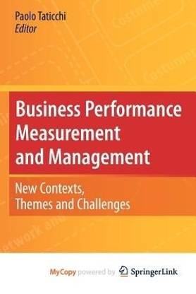 Business Performance Measurement and Management