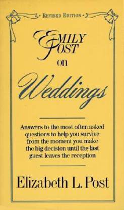 Emily Post on Weddings