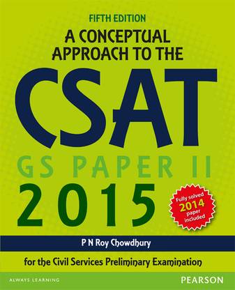 A Conceptual Approach to the CSAT Paper II, 2015,