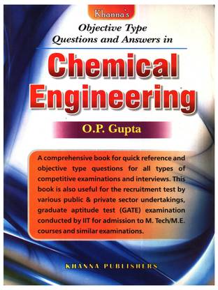 Objective Type Questions and Answers in Chemical Engineering