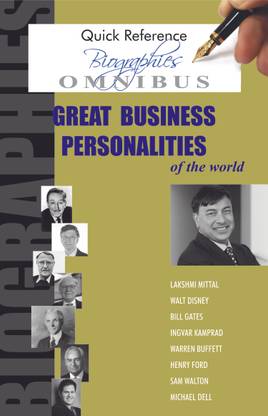 Quick Reference Biographies Omnibus - Great Business Pesonalities of India