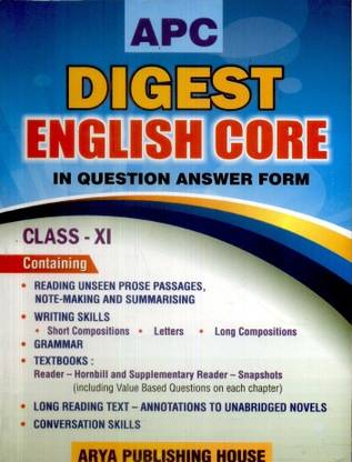 APC Digest English Core in Question Answer Form (Class - 11)