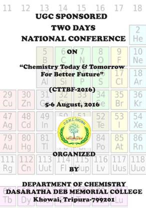 Chemistry Today & Tomorrow For Better Future  - UGC Sponsored Two Days National Conference