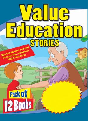 Value Education Stories (Pack Of 12 Books)---