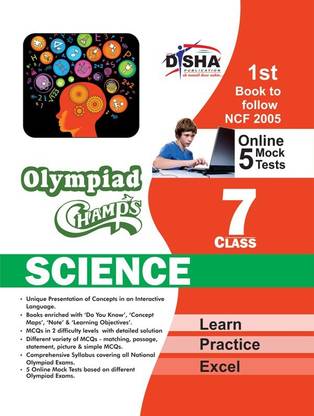 Olympiad Champs Science Class 7 with 5 Mock Online Olympiad Tests