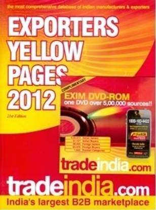 EXPORTERS Yellow Pages of India (Book + CD)