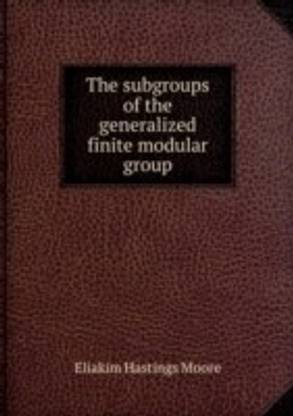 subgroups of the generalized finite modular group