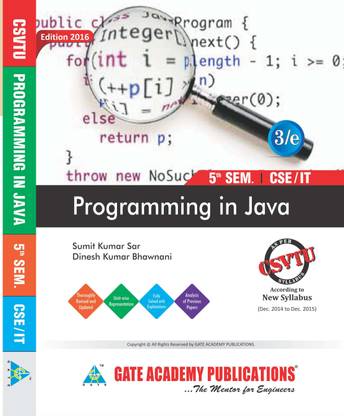 Programming in Java - Programming in Java