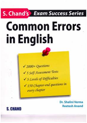 Common Errors in English
