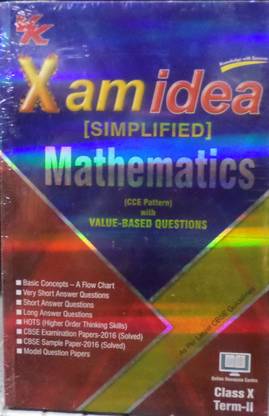 Xam Idea (Simplified) - Mathematics with Value Based Questions Term - 2 (Class - 10)