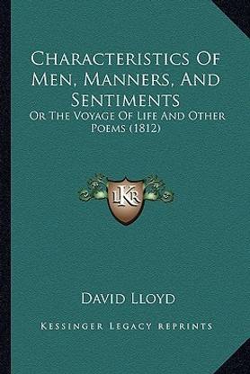 Characteristics Of Men, Manners, And Sentiments