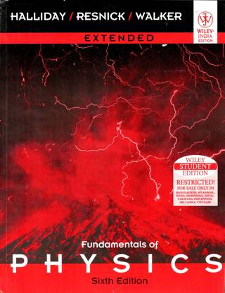 Fundamentals Of Physics 6th Edition