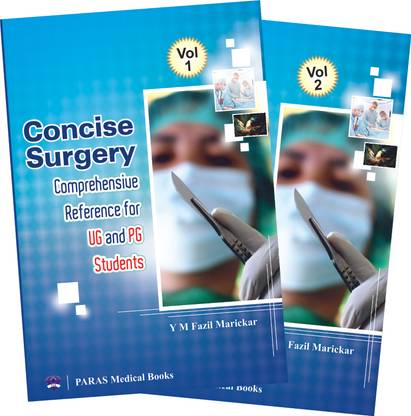 Concise Surgery Comprehensive Reference For UG And PG Students (2 Vols. Set) 4th/2015