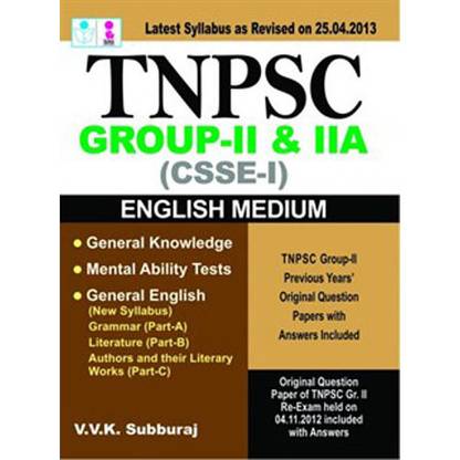 Tnpsc Group II (Csse-I)