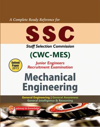 SSC CWC/MES 2014 Mechanical Engineering: Junior Engineering Recruitment Exam