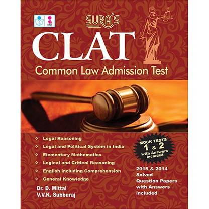 Common Law Admission Test ( CLAT ) & Solved Questions and Answers Exam Books