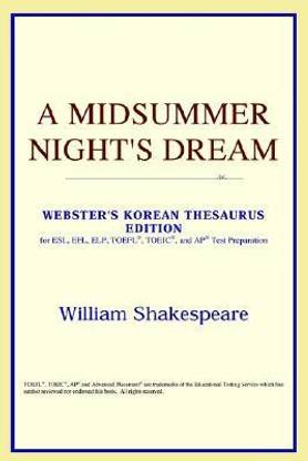 A Midsummer Night's Dream (Webster's Korean Thesaurus Edition)