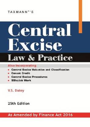 Central Excise Law & Practice