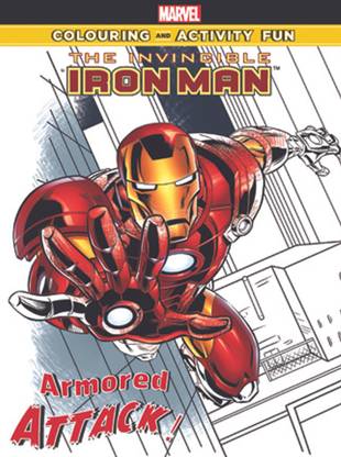 Coloring and Activity: Iron Man - Armored Attack