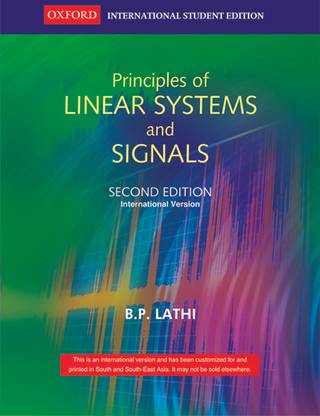 PRINCIPLES OF LINEAR SYSTEMS AND SIGNALS 2nd Edition