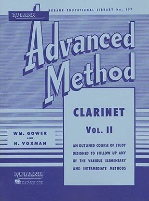 Rubank Advanced Method: Clarinet, Vol. II: 2 (Rubank Educational Library)