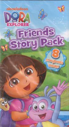 Dora the Explorer Friends Story Pack (8 Story books Inside)
