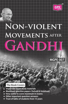 MGPE7 Non-Violent Movements After Gandhi(IGNOU Help book for MGPE-007 in English Medium) (English, Paperback, GPH Panel of Experts)