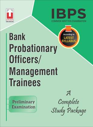 IBPS CWE Bank Probationary Officers/Management Trainees Guide Preliminary Examination (18.75)