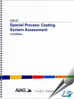 CQI-27 : Special Process : Casting System Assessment, 1st Edition (With CD-ROM)