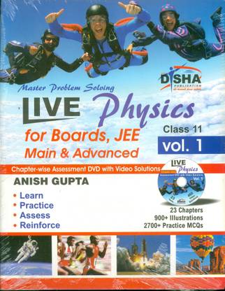 Live Physics Vol. 1 for Boards, Jee Main & Advanced (Class 11) with Assessment & Video Solution DVD