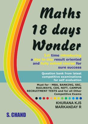 MATHS 18 DAYS WONDER 1st Edition