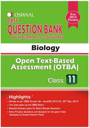 CBSE Question Bank with Complete Solutions OTBA - Biology (Class 11) 1st Edition