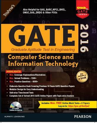 GATE Computer Science and Information Technology 2016 2 Edition