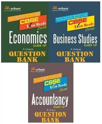 Question Bank - Accountancy, Business Studies & Economics for Class 12th (Set of 3 Books): Accountancy, Business Studies and Economics for Class 12th (Set of 3 Books) 1st Edition