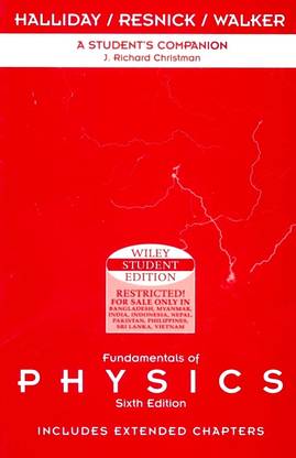 Fundamentals Of Physics : Student Companion, 6/e 6th  Edition