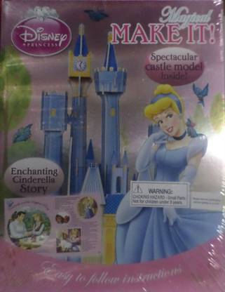 Disney Princess - Magical Make It!  - Enchanting Cinderella Story - Easy to Follow Instructions : Spectacular Castle Model Inside!