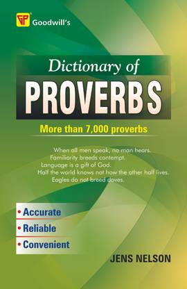 Dictionary of Proverbs 01 Edition