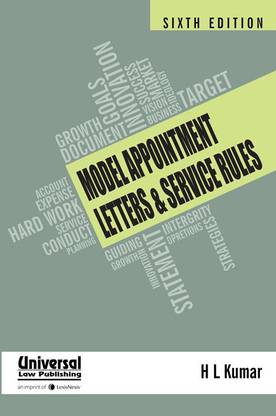 Model Appointment Letters & Service Rules